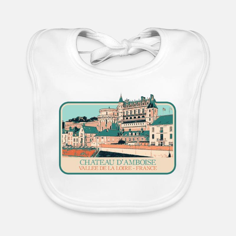 Château d'Amboise, Vallée de la Loire Bavoir bio Bébé