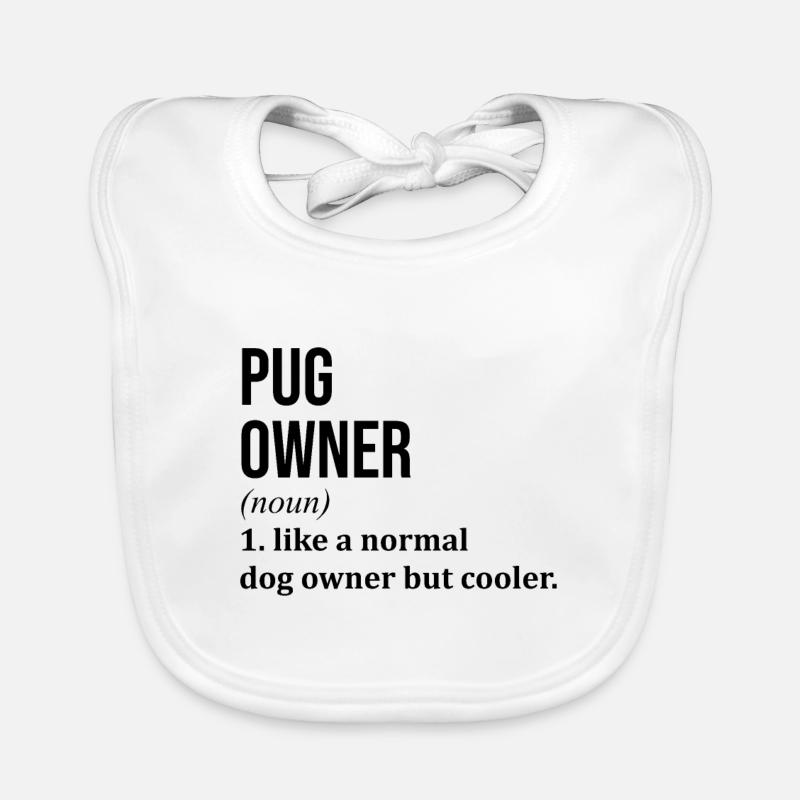 Pug Organic Baby Bibs
