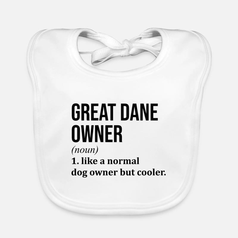 Deutsche Dogge Baby Bio-Lätzchen