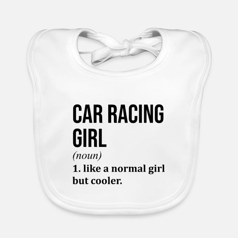 Car Race Organic Baby Bibs