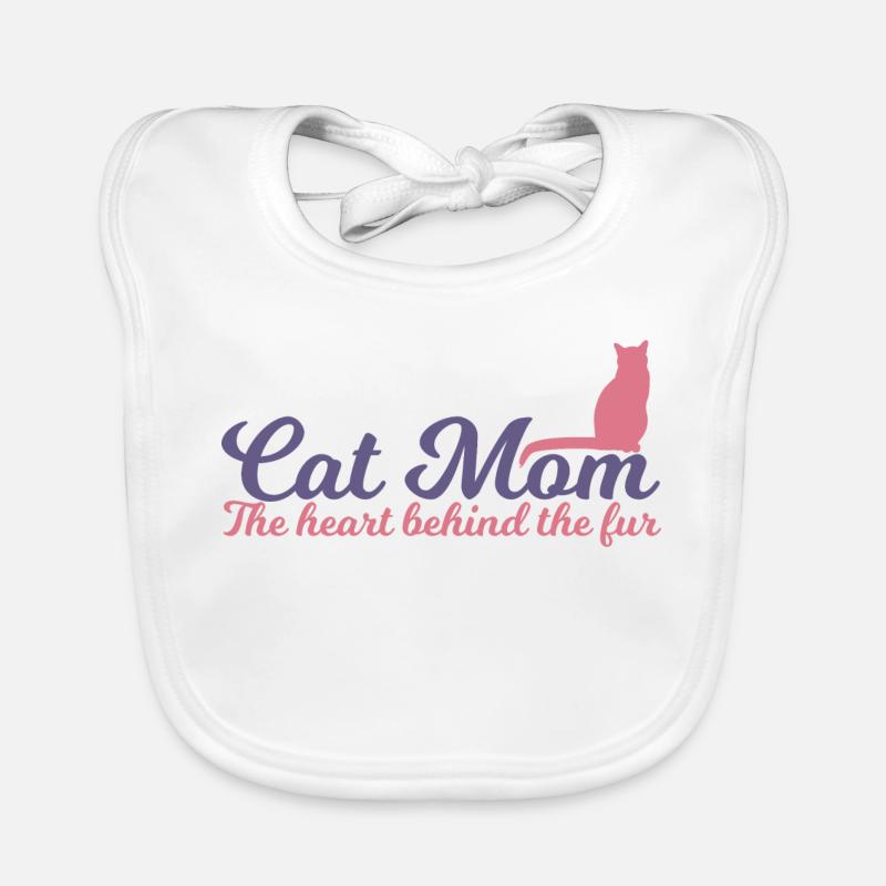 Maman chat Bavoir bio Bébé
