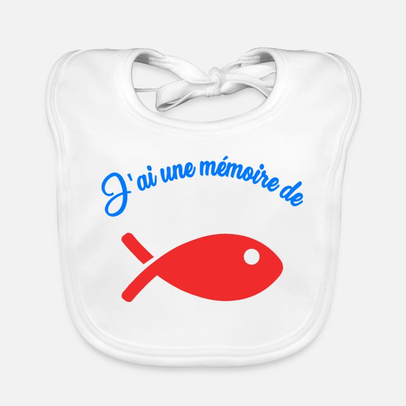 FISH. MEMORY Organic Baby Bibs
