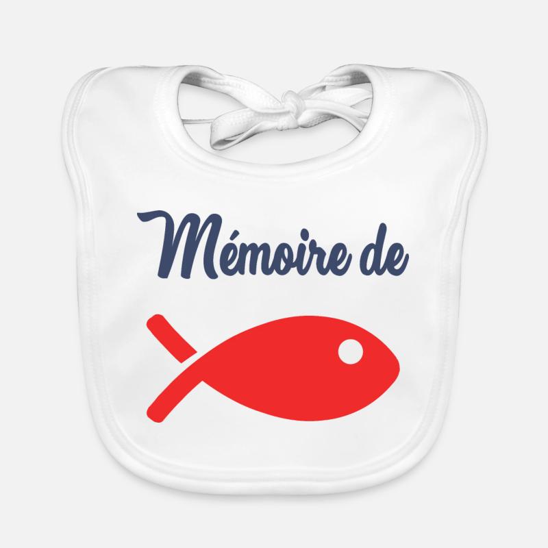 GOLDFISH MEMORY Organic Baby Bibs