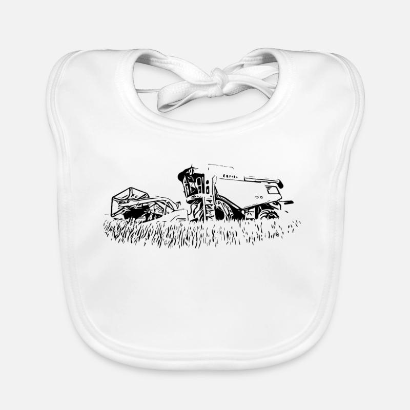 Moissonneuse-batteuse 600 Bavoir bio Bébé