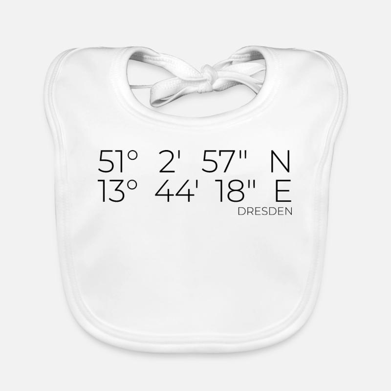 coordinates Dresden Organic Baby Bibs