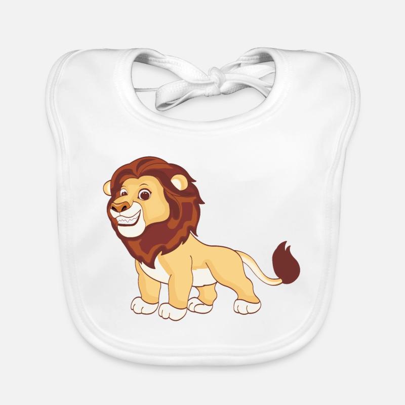 Un lion magnifique Bavoir bio Bébé