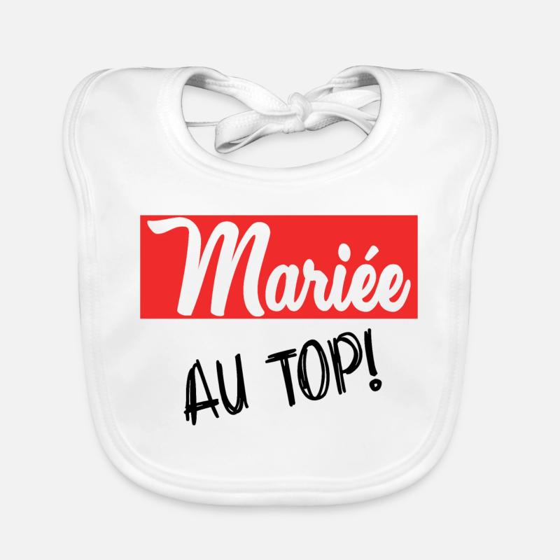 FUTURE MARIEE. EVJF. MARIEE. TEAM Bavoir bio Bébé