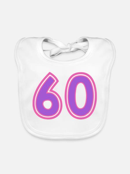 60 - Bavoir bio Bébé - blanc - Devant
