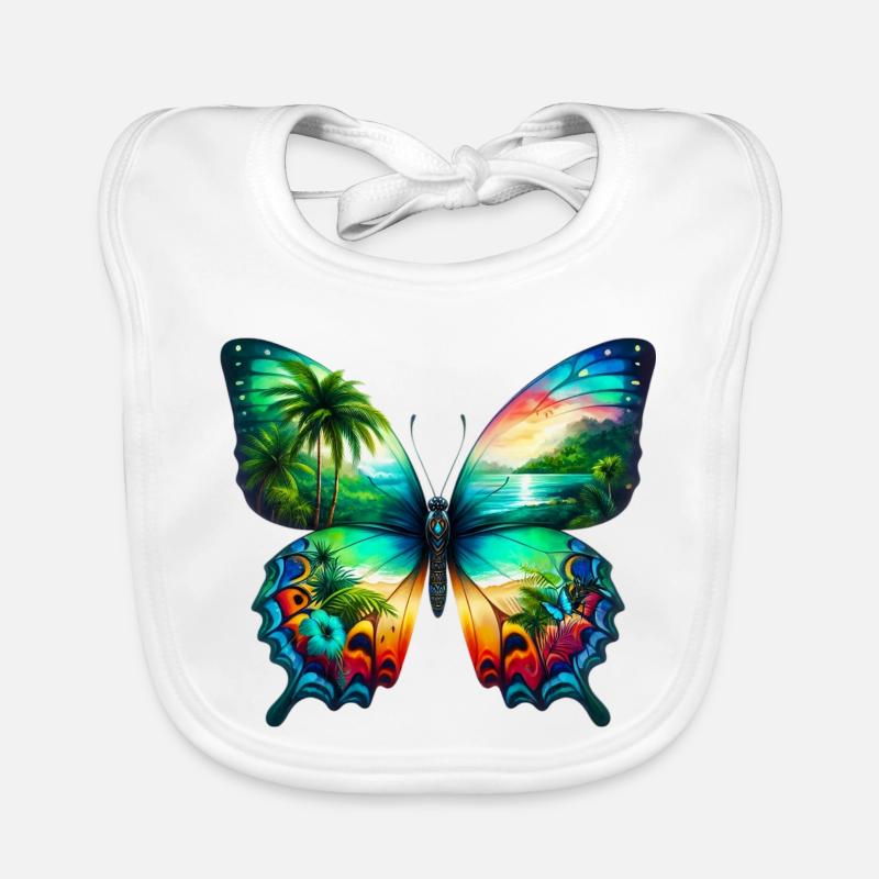 Papillon Bavoir bio Bébé