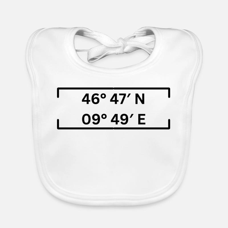 Coordinates Davos Minimalist Organic Baby Bibs