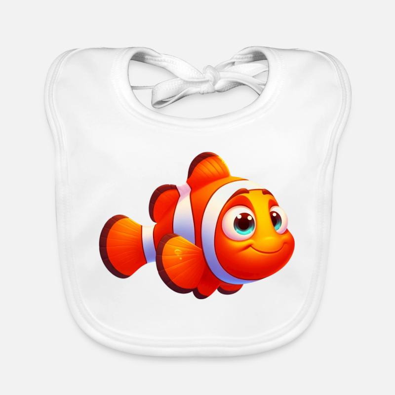 Poisson-clown Bavoir bio Bébé