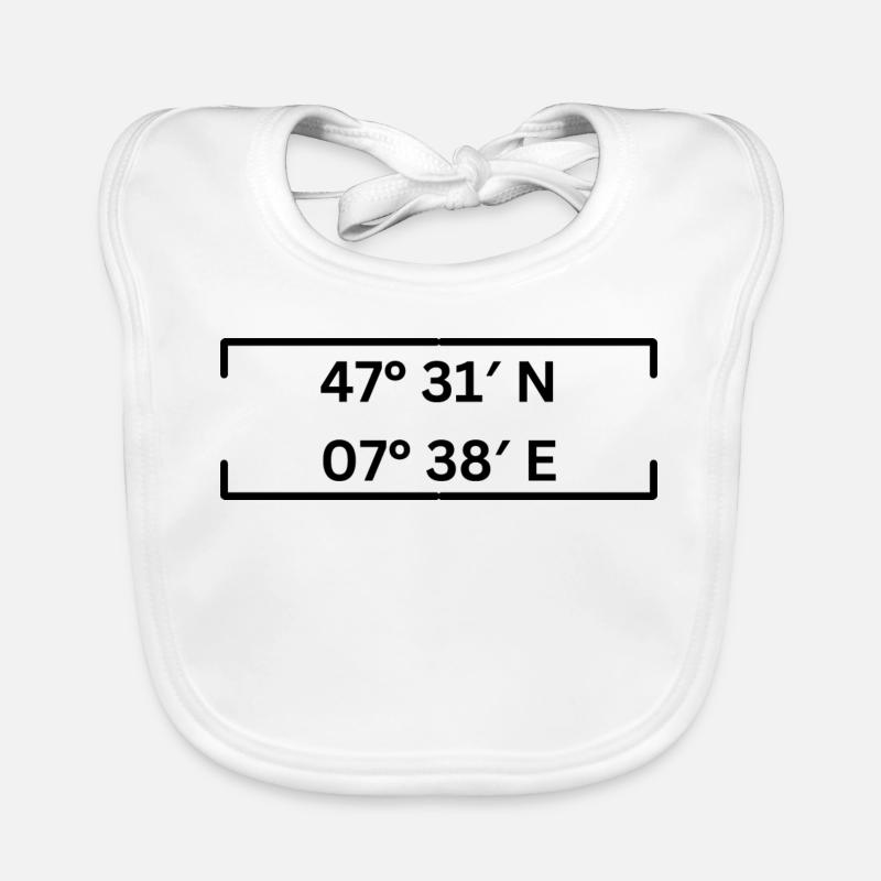 Coordinates Muttenz Minimalist Organic Baby Bibs