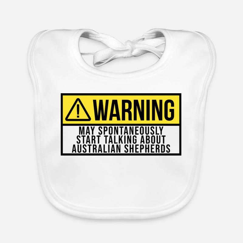 Australian Shepherd Organic Baby Bibs