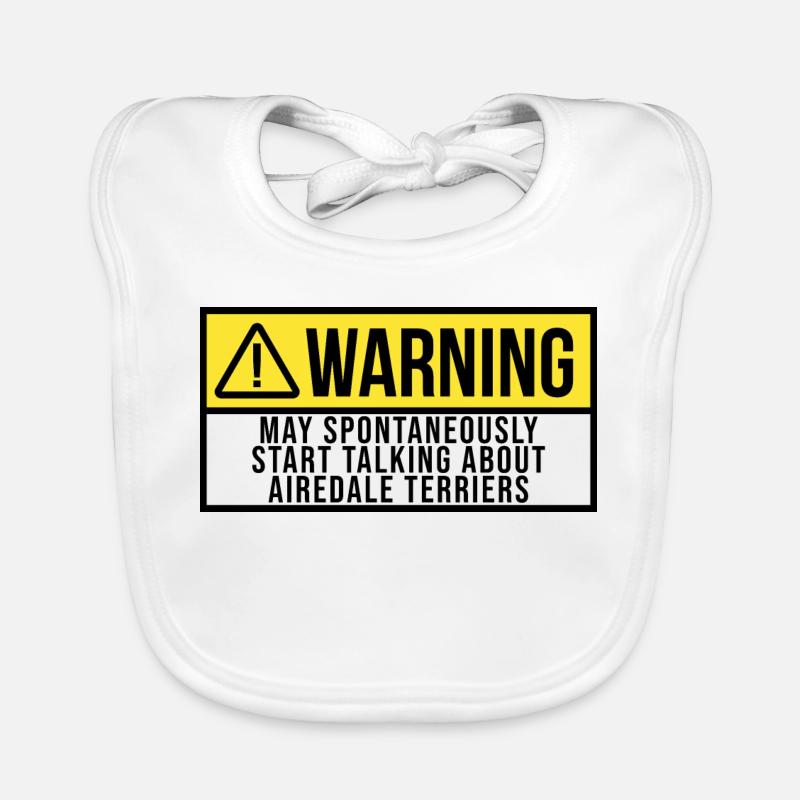 Airedale Terrier Baby Bio-Lätzchen