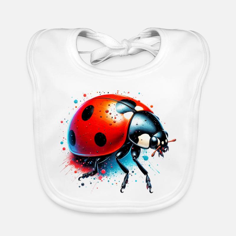 Coccinelle Bavoir bio Bébé