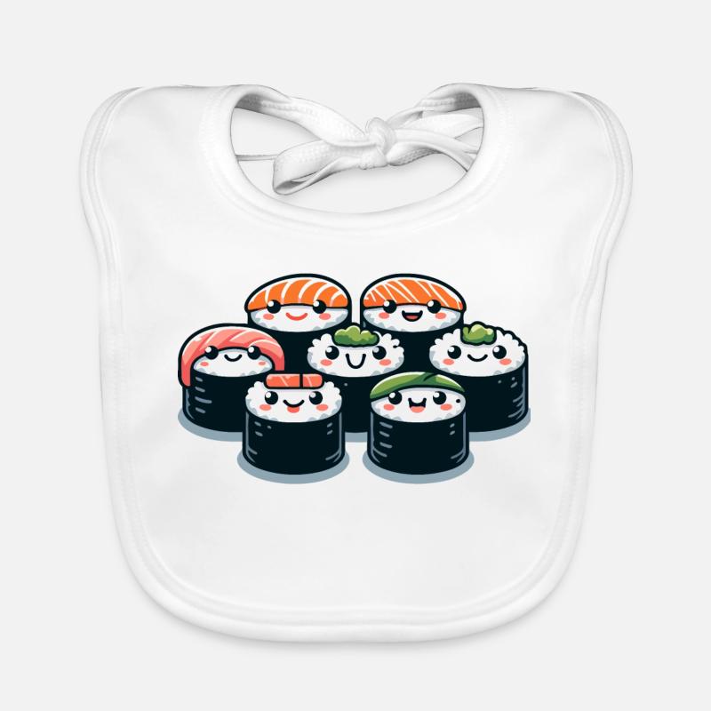 Sushi Squad: Die rollenden Freuden Baby Bio-Lätzchen