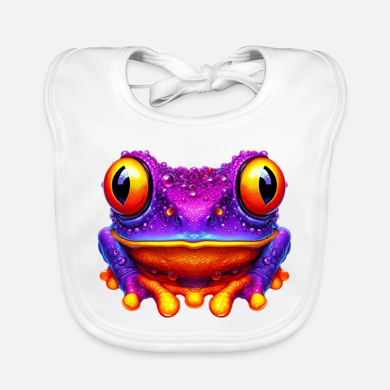 Frog Organic Baby Bibs