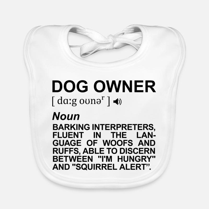 Hundehalter Definition Baby Bio-Lätzchen