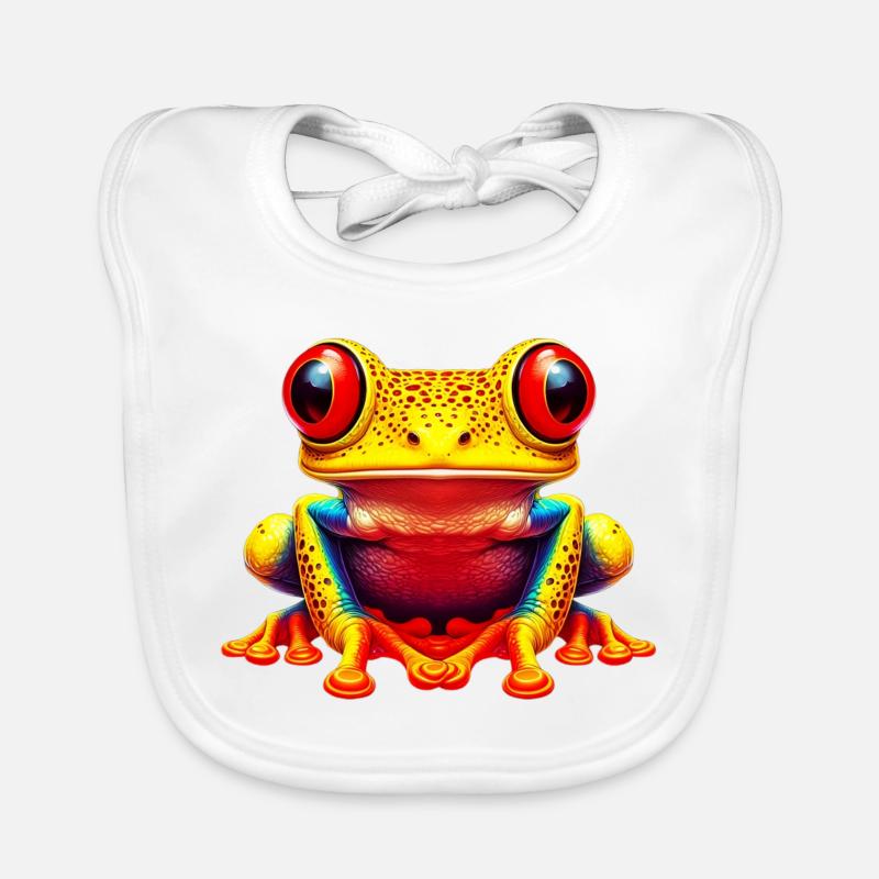Frog Organic Baby Bibs