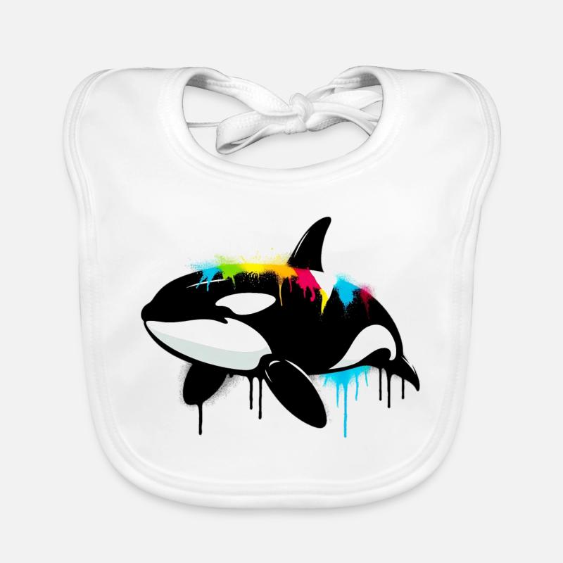 Killer whale Organic Baby Bibs