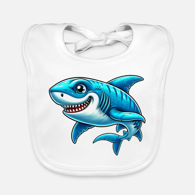 Shark Organic Baby Bibs