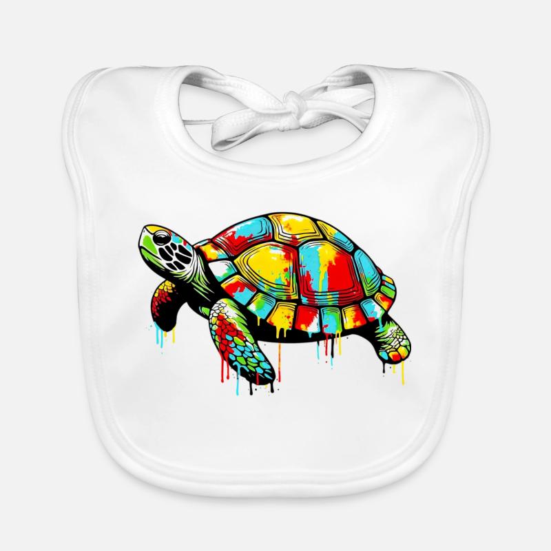 Tortue Bavoir bio Bébé