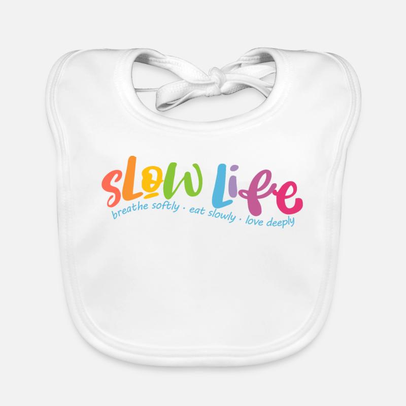 Langsames Leben Baby Bio-Lätzchen