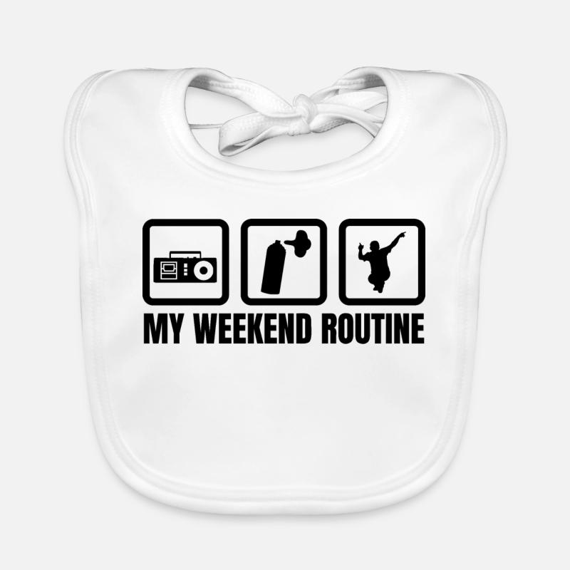 Ma routine du week-end Bavoir bio Bébé