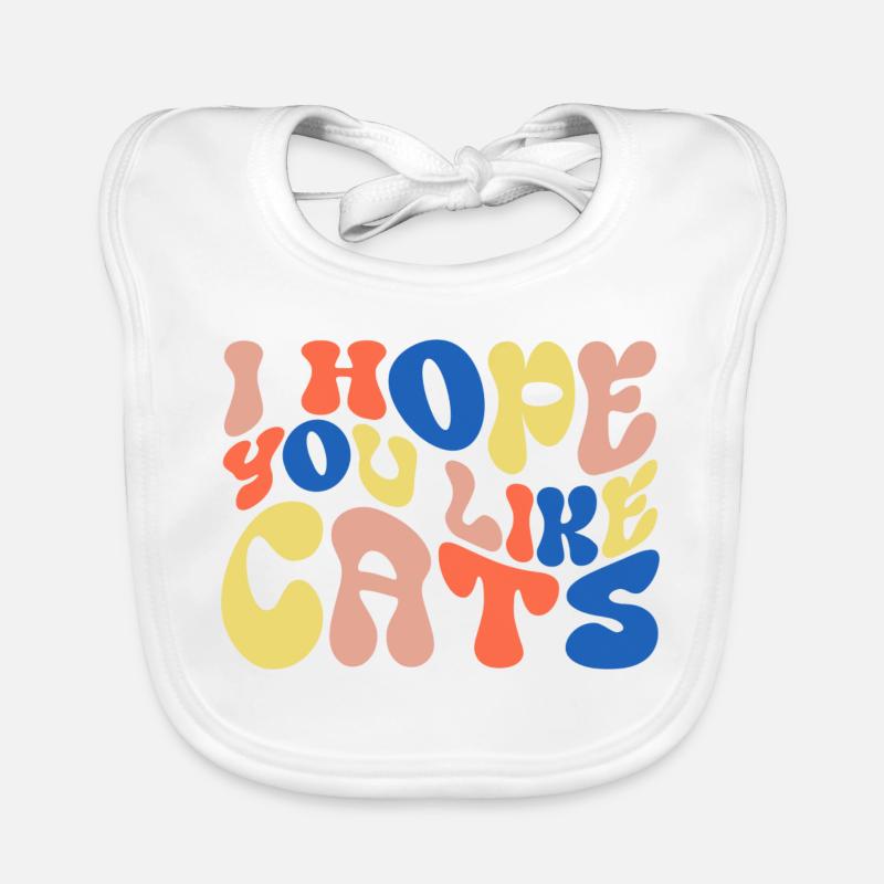Ich hoffe, du magst Katzen Baby Bio-Lätzchen