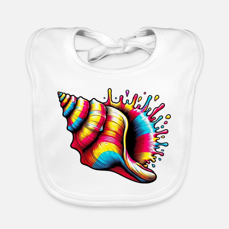 Coquille Bavoir bio Bébé