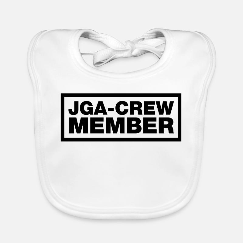 JGA Crew Member Element Top (JGA MC-Rocker-Design) Baby Bio-Lätzchen