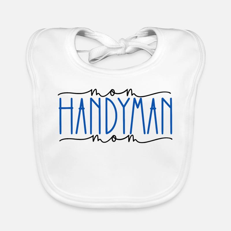 Handwerker stolze Mama süßes Geschenk Baby Bio-Lätzchen