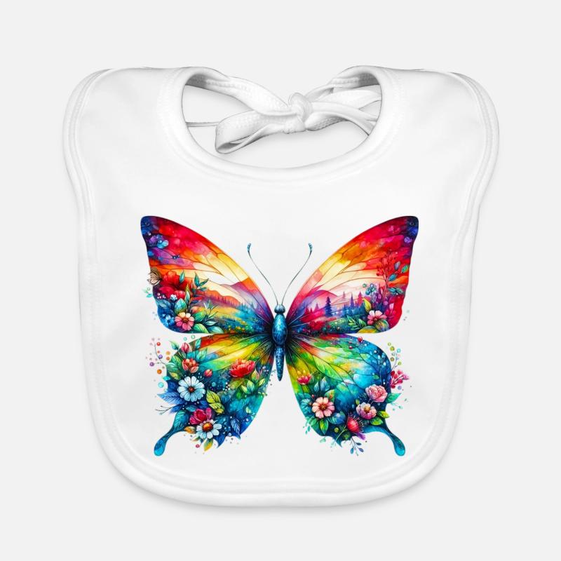 Papillon Bavoir bio Bébé