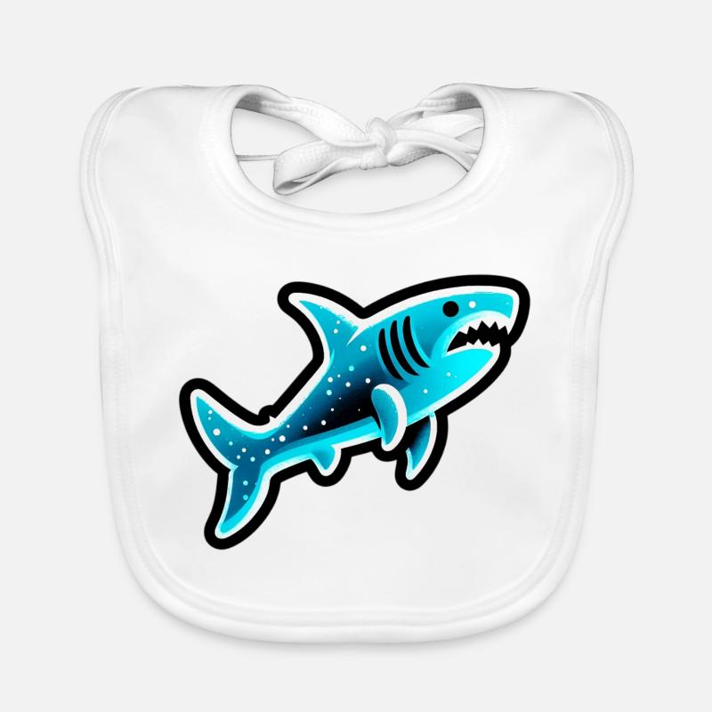 Shark Organic Baby Bibs