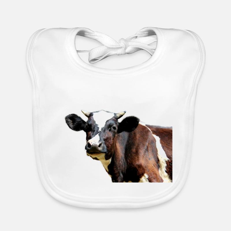Vache Bavoir bio Bébé