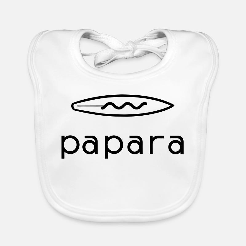 Papara Tahiti Surf Spot Bavoir bio Bébé