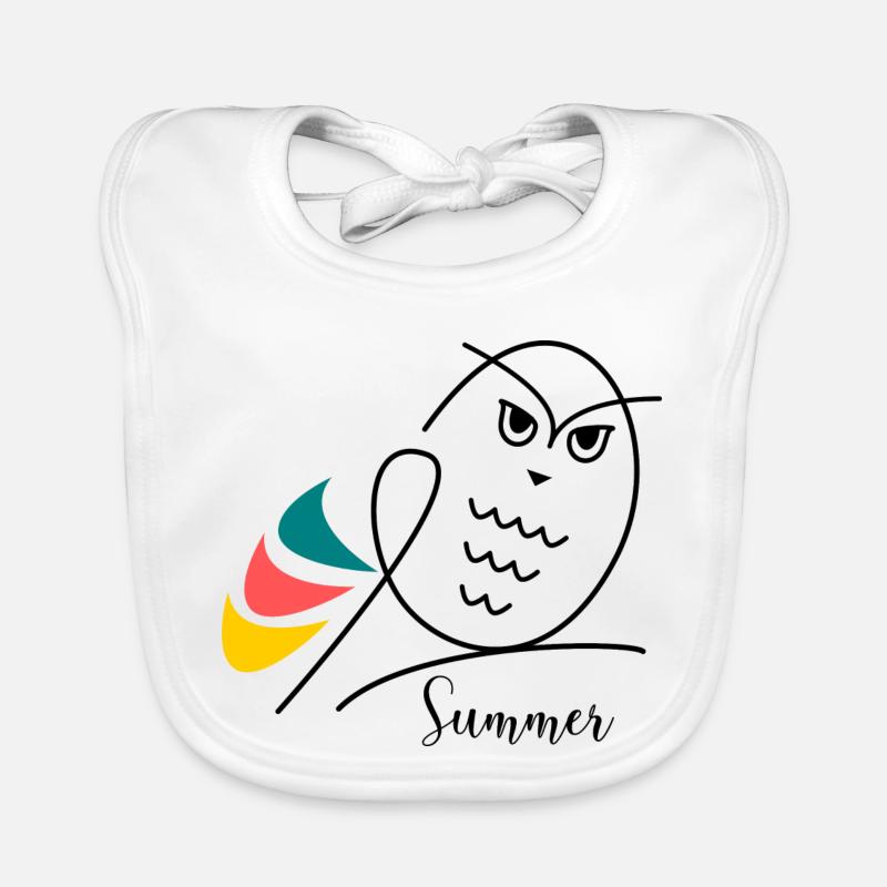 VACANCES. BONNES VACANCES. MAÎTRESSE. MAÎTRE. PROF Bavoir bio Bébé