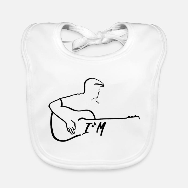 I´M guitar collection Baby Bio-Lätzchen