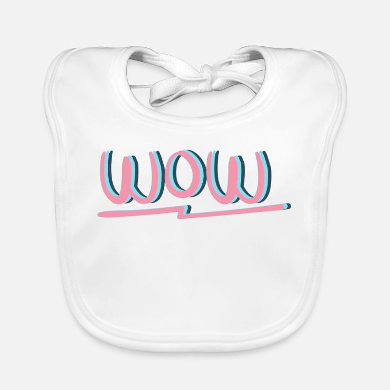 WOW Bekleidung & Accessoires Baby Bio-Lätzchen