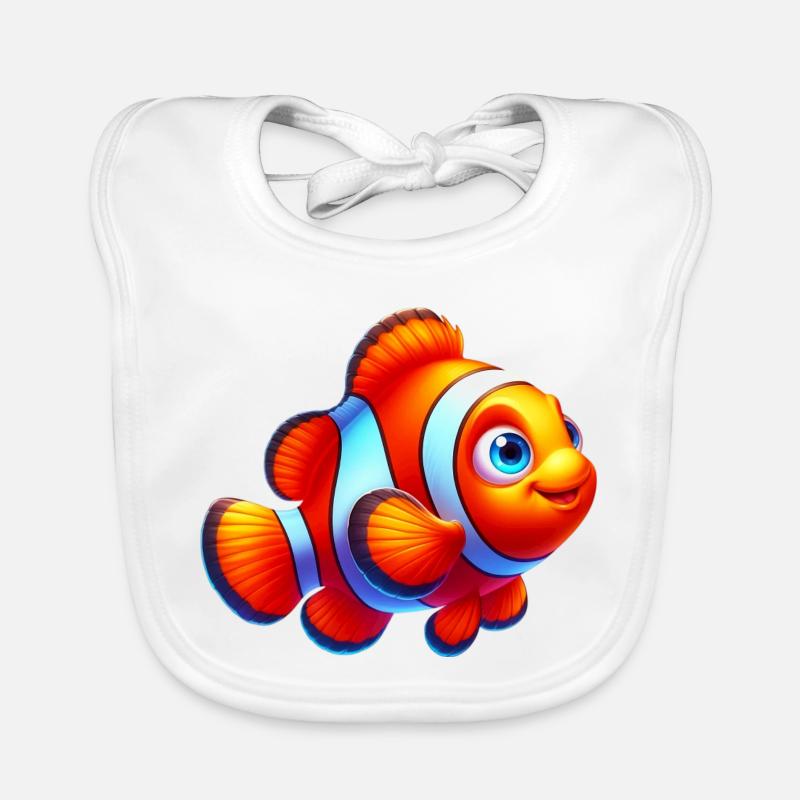 Clownfish Organic Baby Bibs