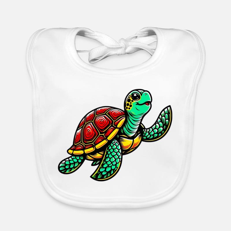 Turtle Organic Baby Bibs