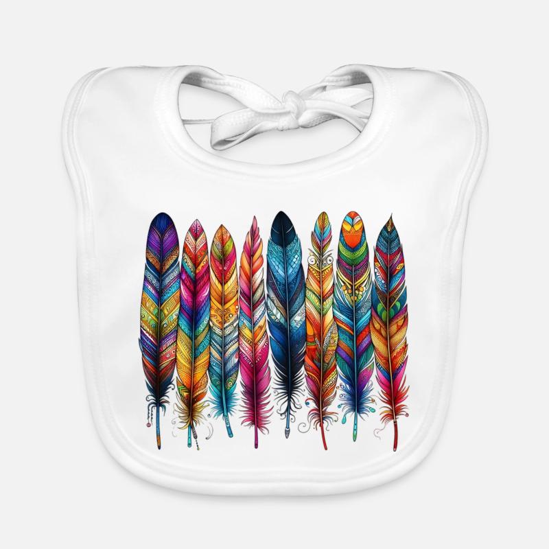 Plume Bavoir bio Bébé