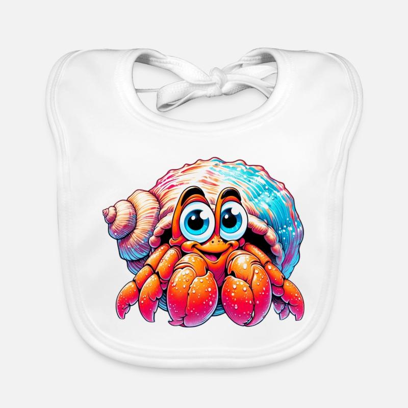 Einsiedlerkrebs Baby Bio-Lätzchen