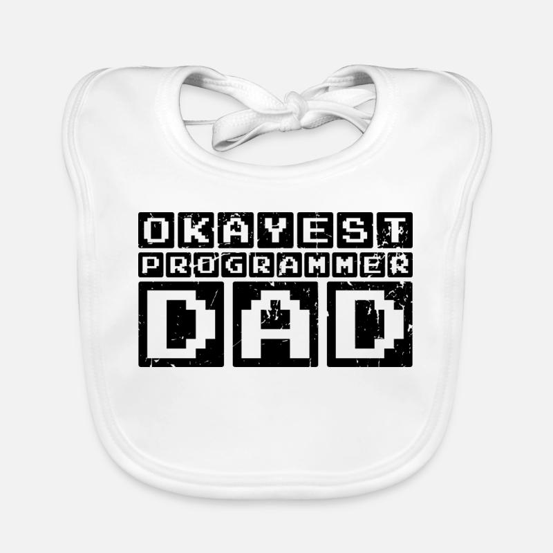 Programmierer Papa Baby Bio-Lätzchen