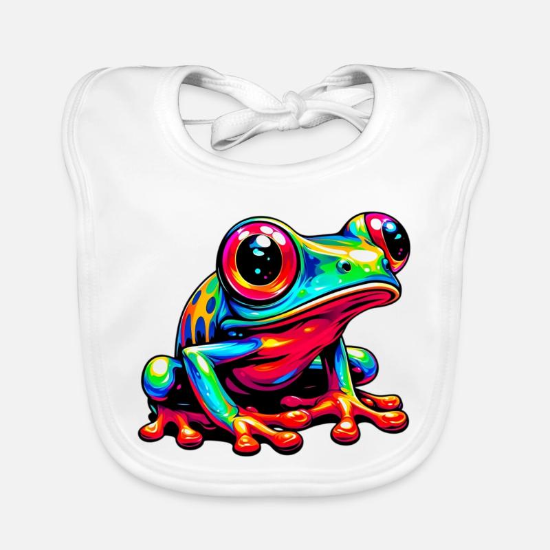 Grenouille Bavoir bio Bébé