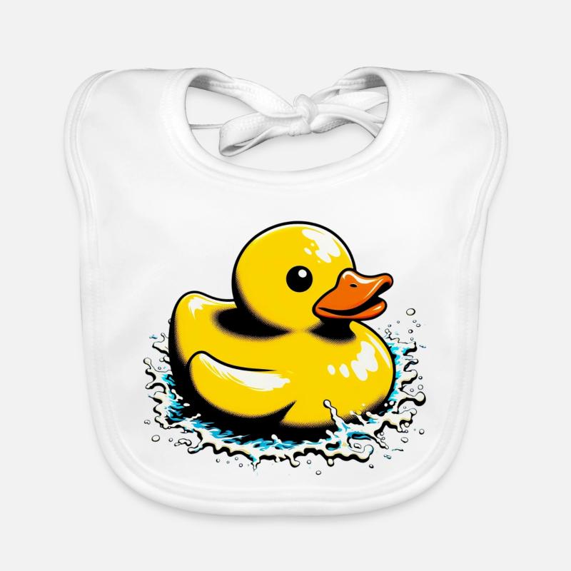 Caneton Canard Canard Canard Bavoir bio Bébé