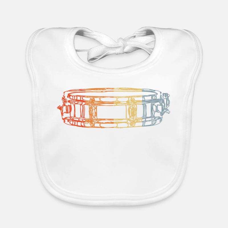 Marching Drum Organic Baby Bibs