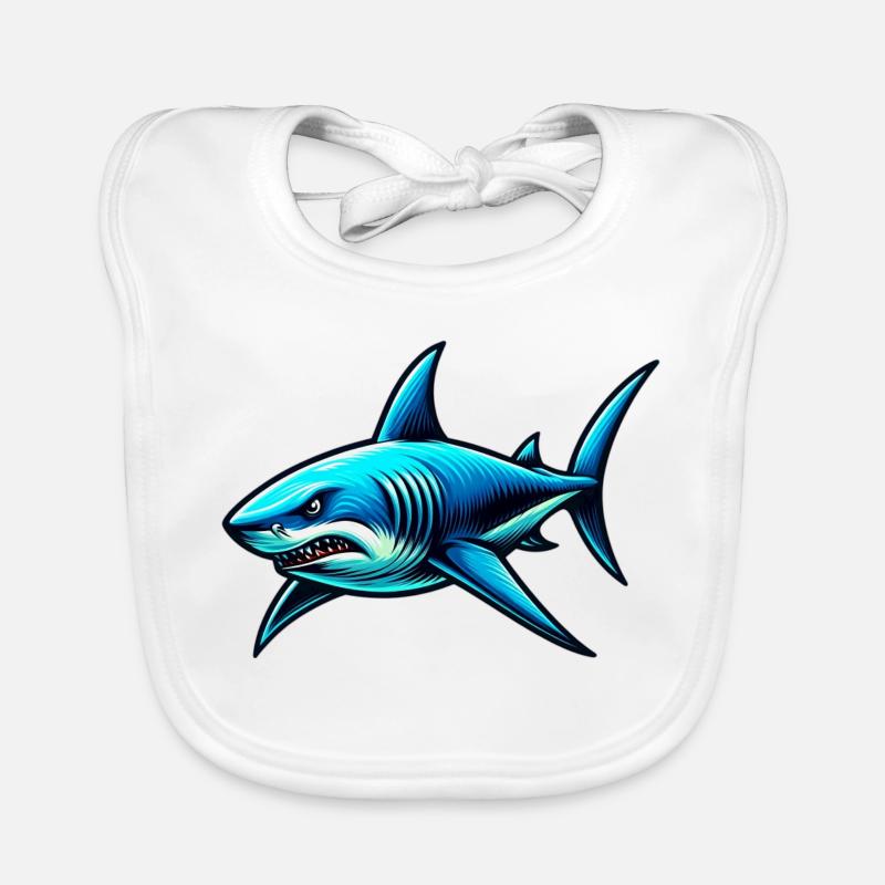 Requin Bavoir bio Bébé