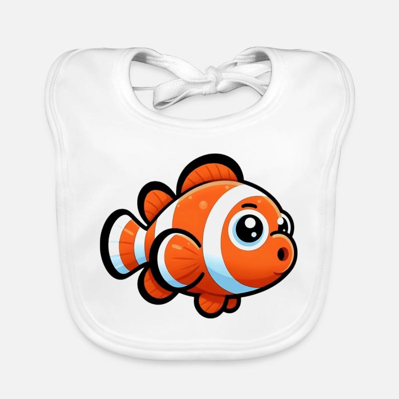Clownfische Baby Bio-Lätzchen