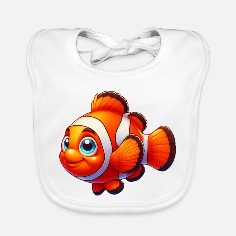 Poisson-clown Bavoir bio Bébé